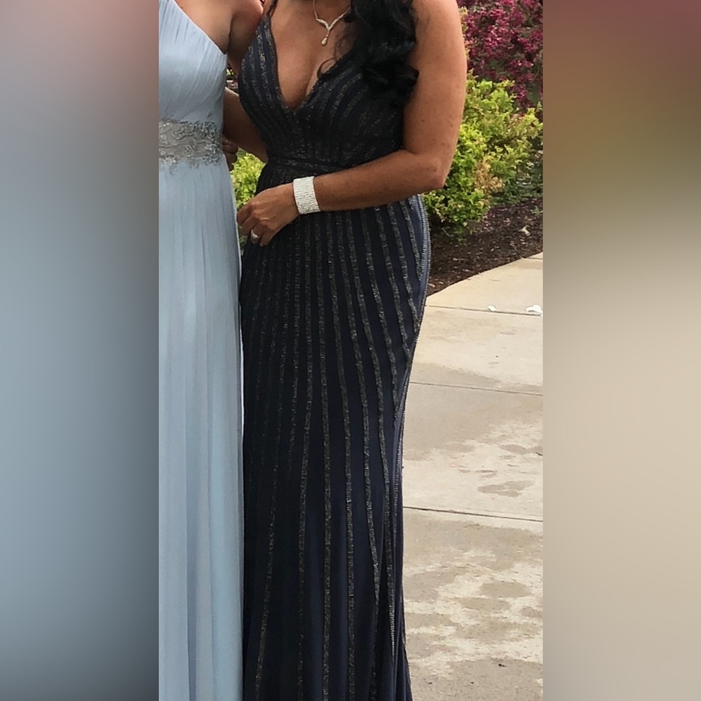 Jovani size 10 gunmetal  gown